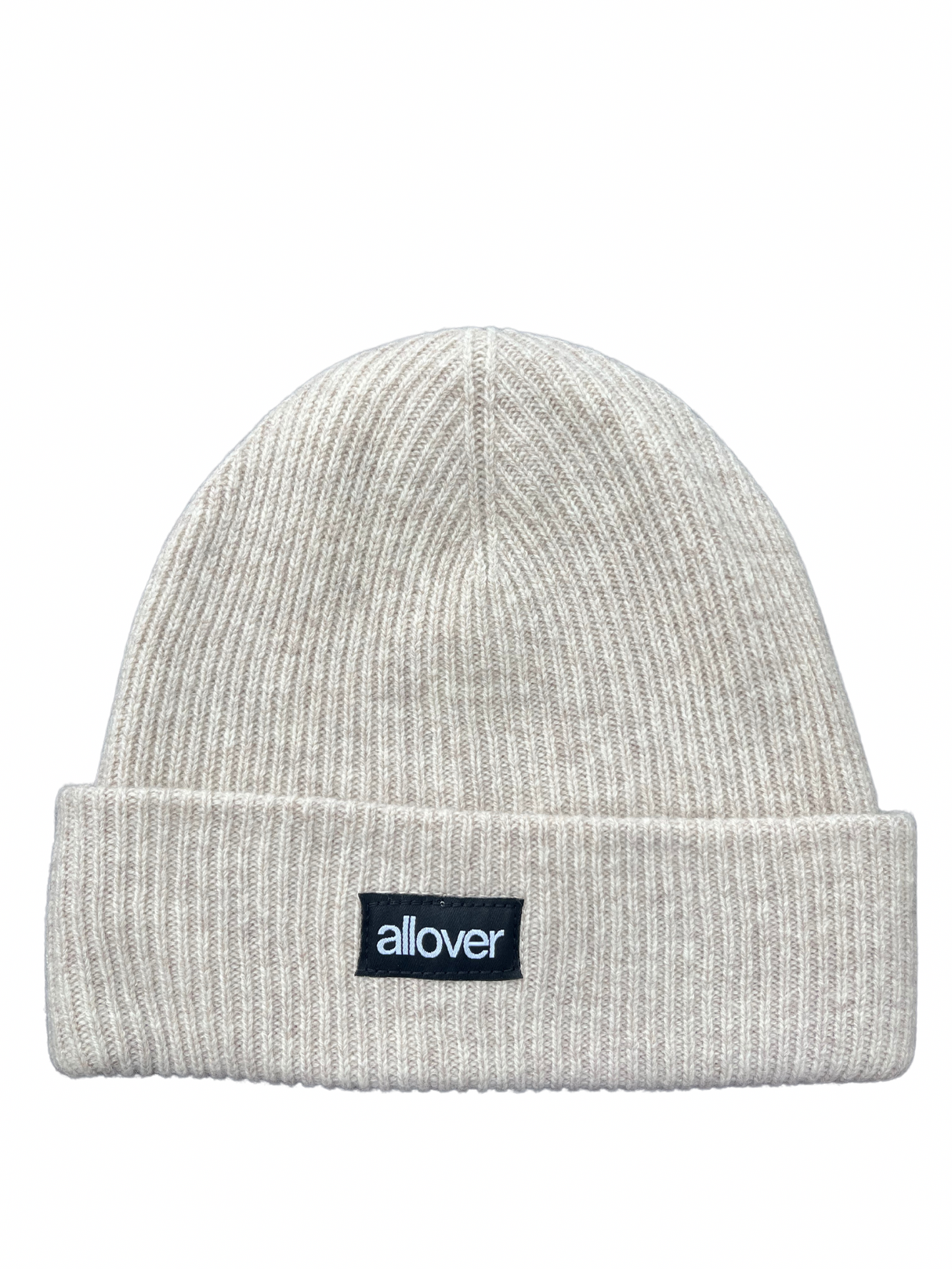 Oat Cashmere Wool Beanie